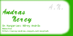 andras nerey business card
